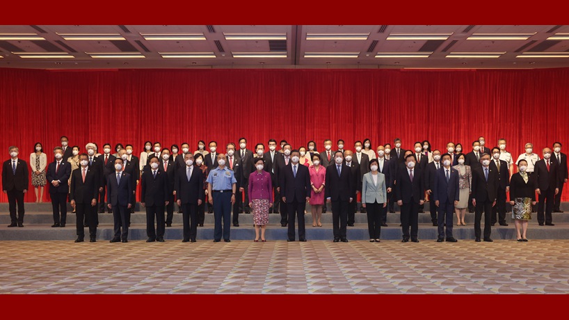 習近平會(huì )見(jiàn)香港特別行政區行政、立法、司法機關(guān)負責人