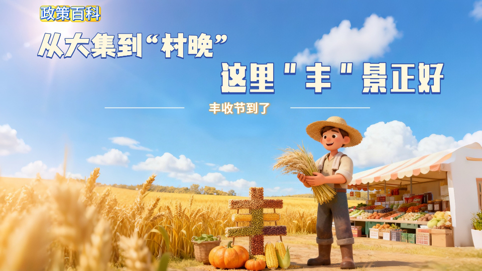 政策百科 | 豐收節到了！從大集到“村晚”，這里“豐”景正好