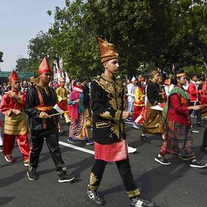 （國際）（1）印度尼西亞舉行活動(dòng)慶祝獨立78周年