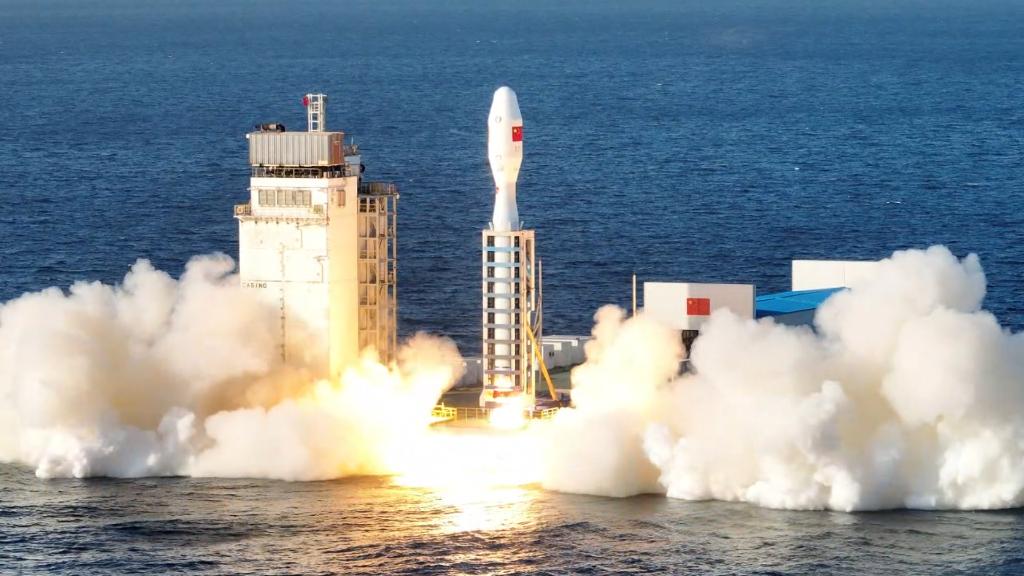 “一箭十四星”！捷龍三號運載火箭首飛成功